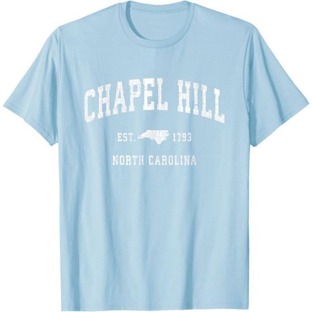 Chapel Hill North Carolina NC Athletic Sports T-Shirt